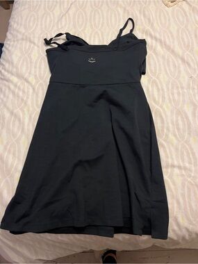 Beyond Yoga Black Spaghetti Strap Dress